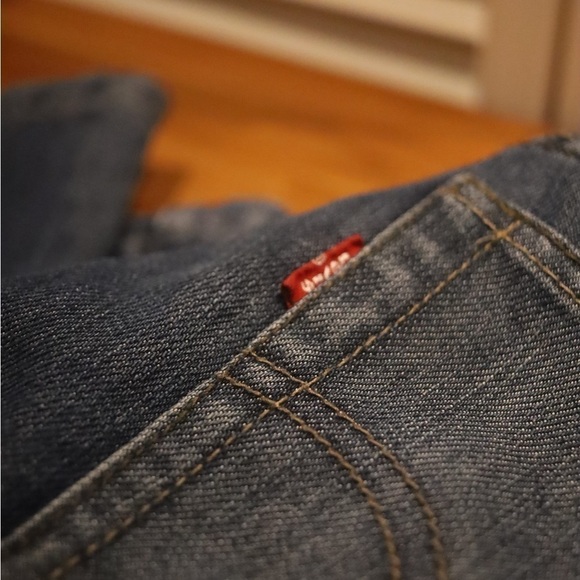 Levis 505 straight leg relaxed  fit jeans 27x27 - Picture 6 of 8